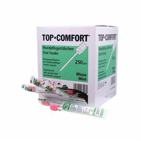 Ampri Med Comfort Mundpflegestäbchen Minzgeschmack Ampri Med Comfort Mundpflegestäbchen Minzgeschmack