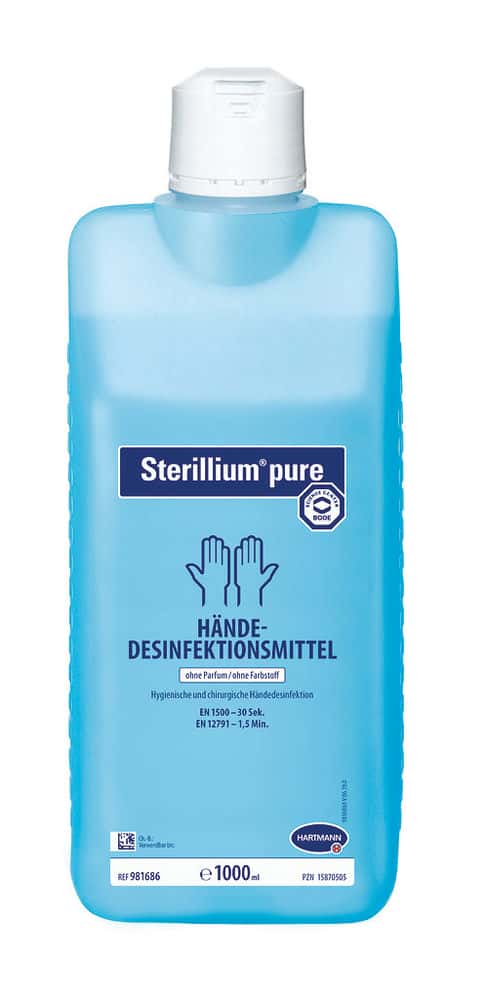 1-Liter-Flasche Sterillium® pure Haut- und Händedesinfektion, Biozid