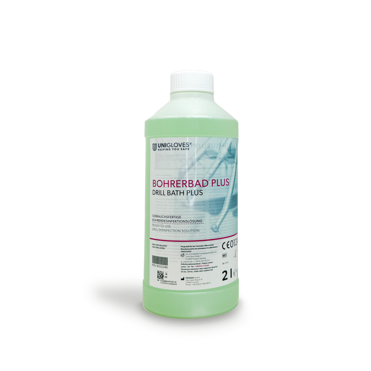 Unigloves Bohrerbad Plus Flasche, Essen, Würzen, Sirup, Lotion