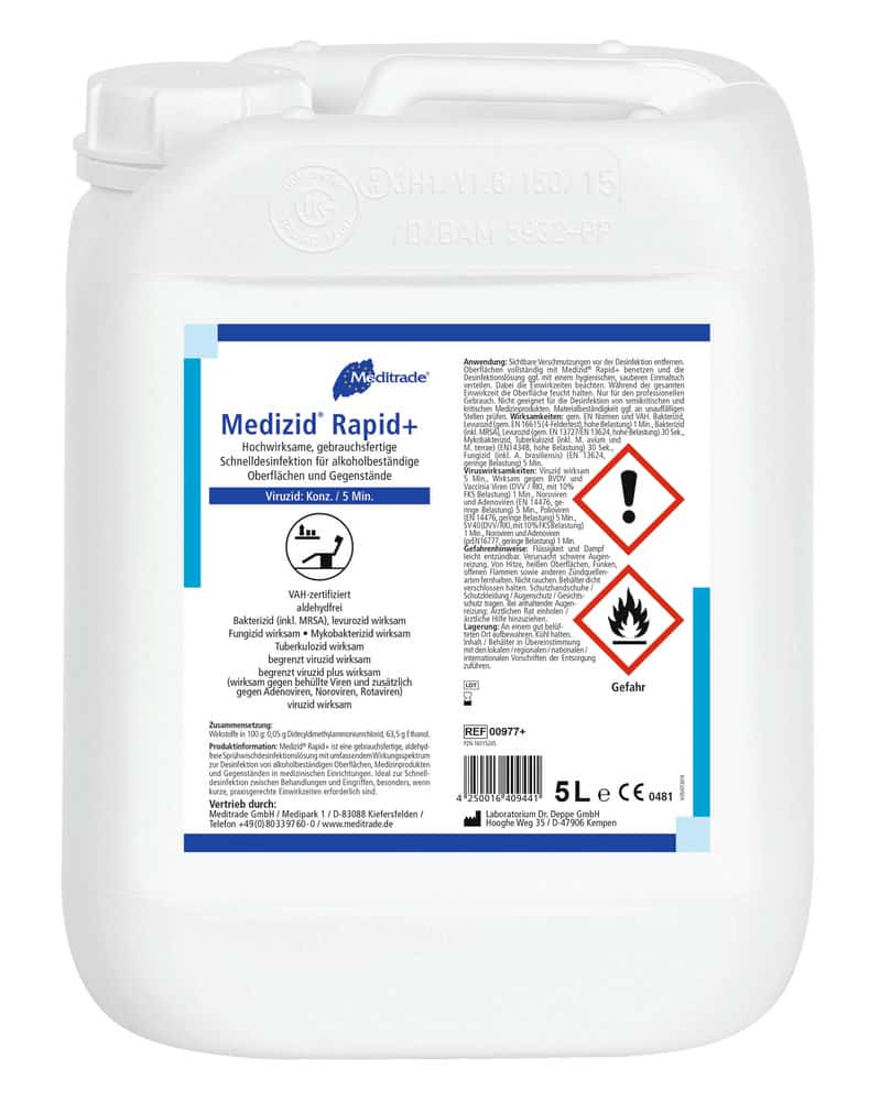 00977-_Medizid_Rapid-_5L_Kanister Medizid® Rapid+ Schnelldesinfektion