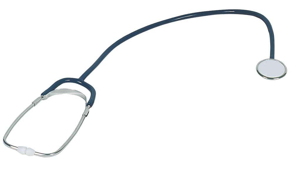 ampri_Stethoskop_09300-Blau Med-Comfort Stethoskop einfach mit blauem Schlauch