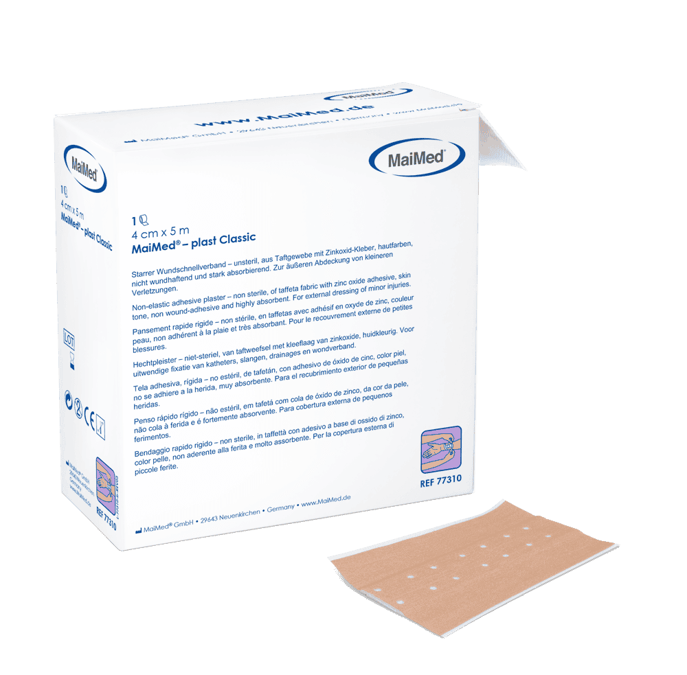 Plast_Classic_Wundschnellverband_77310_RGB MaiMed® – plast Classic Wundschnellverband