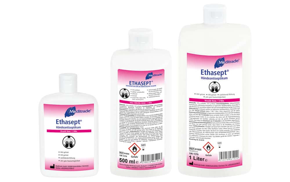 EthaseptlDOm5LCMh3IBe Meditrade Ethasept® Händedesinfektion biozid