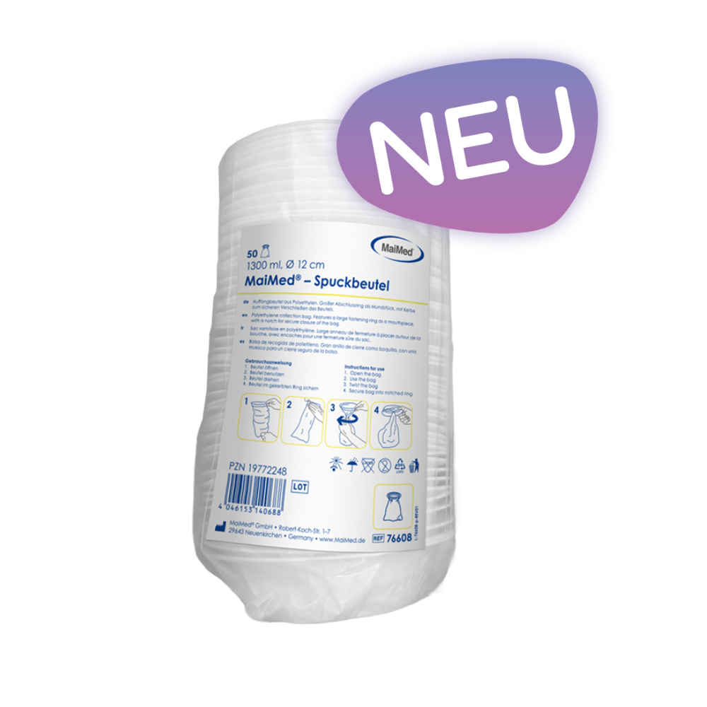 MaiMed Spuckbeutel Spuckbeutel, Einweg-Beutel, Mundschutz-Beutel, Medizinischer Beutel, Spuckschutz
