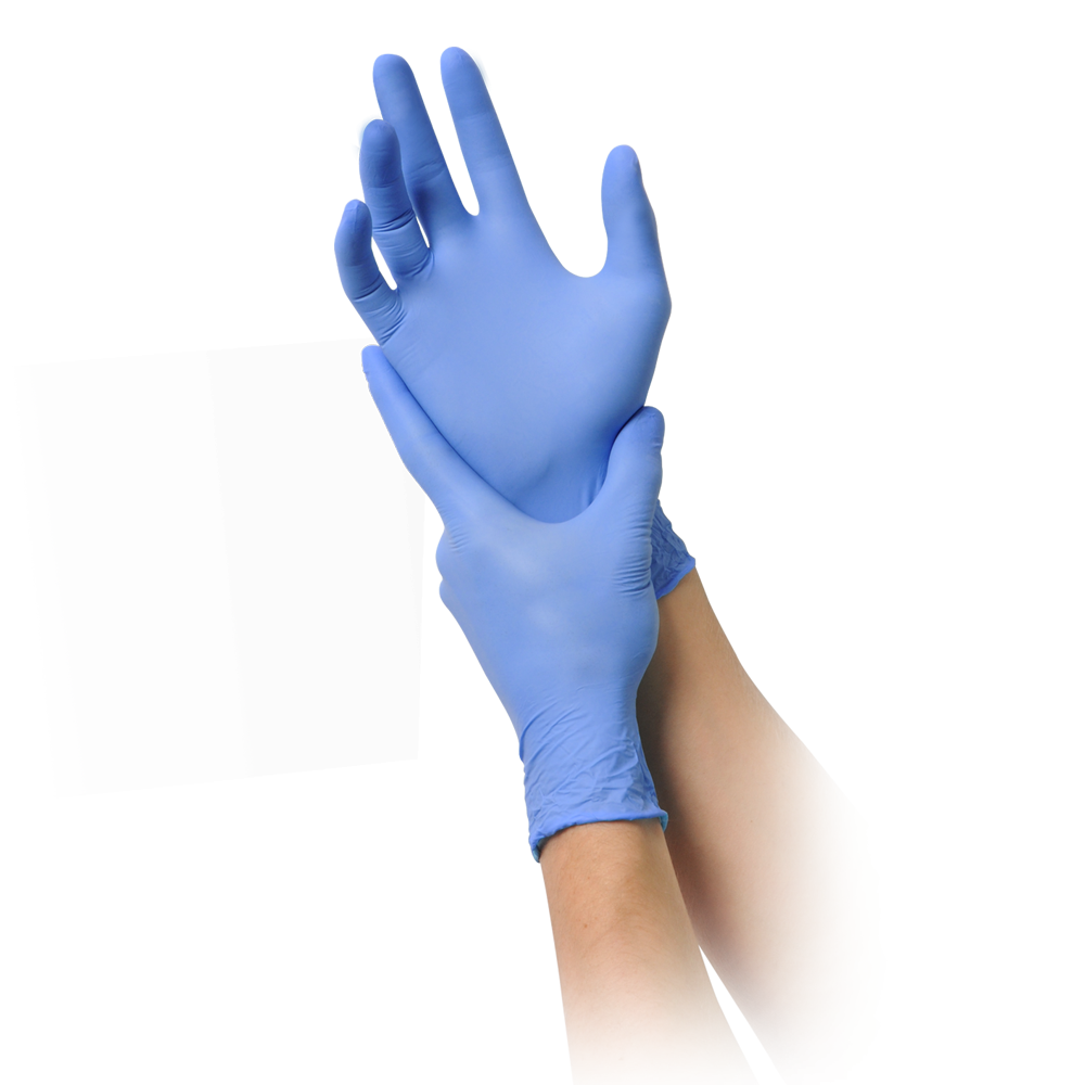 Schutzhandschuhe, Einweg-Handschuhe, medizinische Handschuhe, Latexfreie Option, Blau